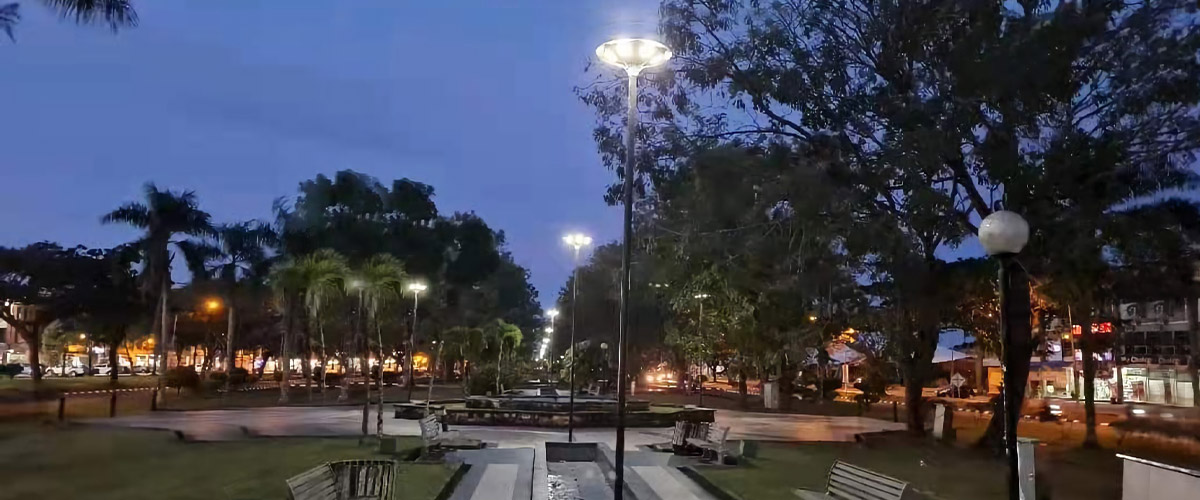 Our Solar Park Lighting is Great For