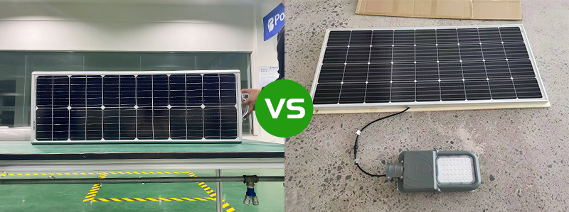 Fixed or flexible solar panel