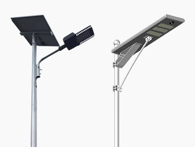 What are types and styles of solar street lights?