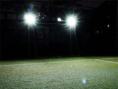 Extra lighting in parking lots