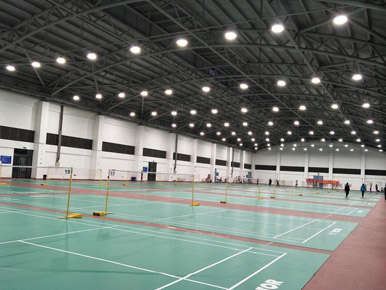 Badminton hall lighting