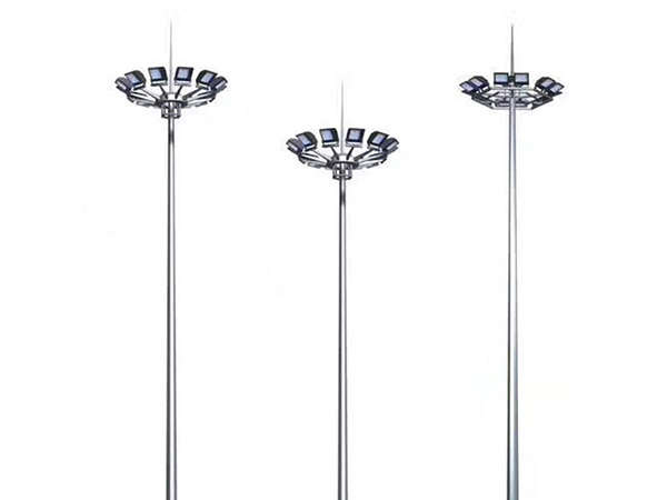 High mast light pole with 15-40Meter