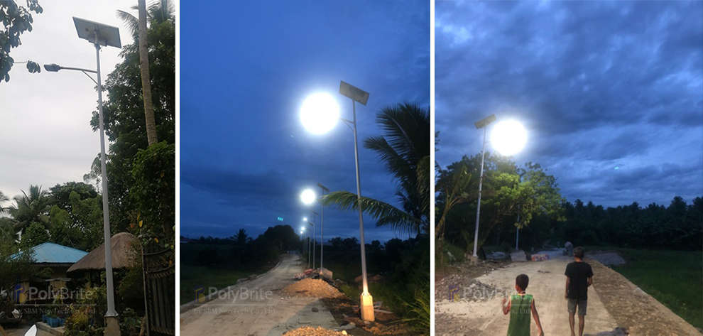 Real Rated over 10000Lumens Split Solar street lights