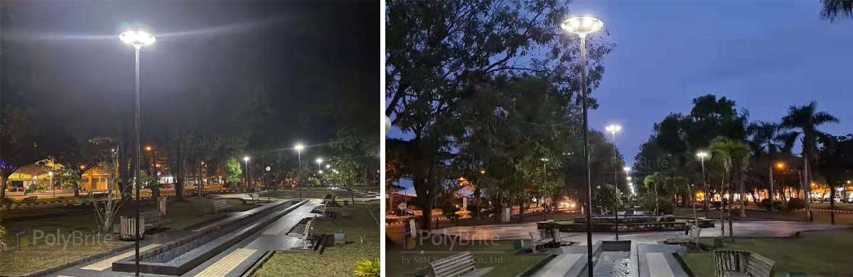 Solar Garden lights installed in Malaysia