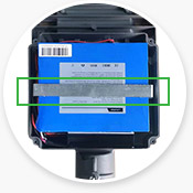 Strong and flexible way of  battery Fasten